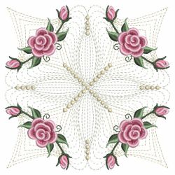 Pearl Roses Quilt 2 04(Md) machine embroidery designs