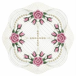 Pearl Roses Quilt 2 10(Lg) machine embroidery designs