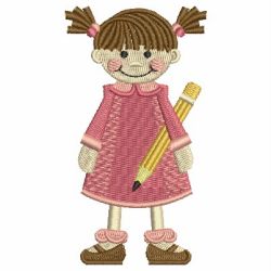 Cute Girls 05 machine embroidery designs