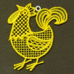 FSL Hens And Roosters 05 machine embroidery designs