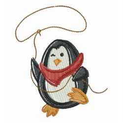 Cowboy Penguin 03 machine embroidery designs