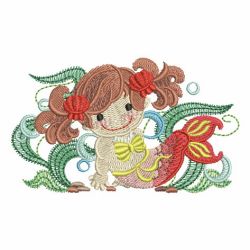 Little Mermaids 02 machine embroidery designs