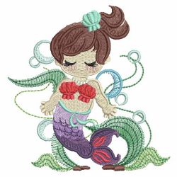 Little Mermaids 03 machine embroidery designs