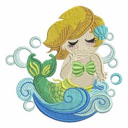 Little Mermaids 04 machine embroidery designs