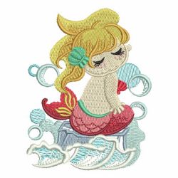 Little Mermaids 09 machine embroidery designs