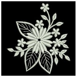 White Work Daisies(Lg) machine embroidery designs