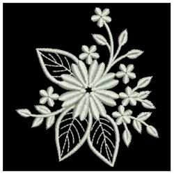 White Work Daisies 01(Sm) machine embroidery designs