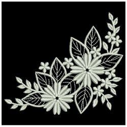 White Work Daisies 02(Lg) machine embroidery designs