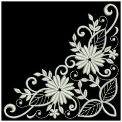 White Work Daisies 05(Md) machine embroidery designs