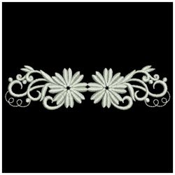 White Work Daisies 06(Lg) machine embroidery designs