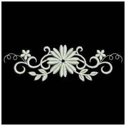 White Work Daisies 08(Lg) machine embroidery designs