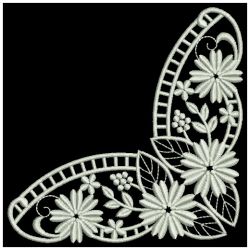 White Work Daisies 10(Lg) machine embroidery designs