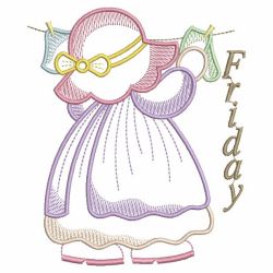 Sunbonnet Days of the Week 05(Sm)