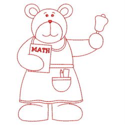 Redwork Occupation Bears 08(Md) machine embroidery designs