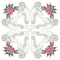 Pearl Roses Quilt 3 02(Lg) machine embroidery designs