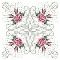 Pearl Roses Quilt 3 03(Sm) machine embroidery designs