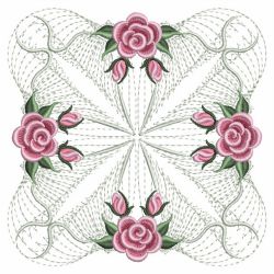 Pearl Roses Quilt 3 07(Md) machine embroidery designs