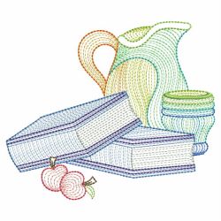 Rippled Tea Time 07(Lg) machine embroidery designs