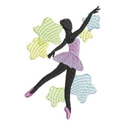 Ballerina Silhouettes 2 03(Md) machine embroidery designs