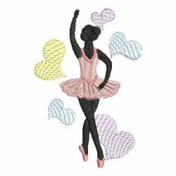 Ballerina Silhouettes 2 05(Md) machine embroidery designs