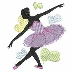 Ballerina Silhouettes 2 10(Lg) machine embroidery designs