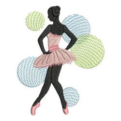Ballerina Silhouettes 2 11(Md) machine embroidery designs