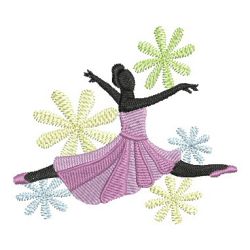 Ballerina Silhouettes 2 13(Lg) machine embroidery designs