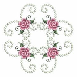 Pearl Roses Quilt 4 01 machine embroidery designs