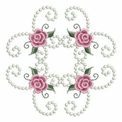 Pearl Roses Quilt 4 machine embroidery designs