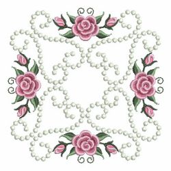 Pearl Roses Quilt 4 05 machine embroidery designs