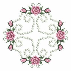 Pearl Roses Quilt 4 08 machine embroidery designs
