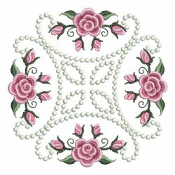 Pearl Roses Quilt 4 09 machine embroidery designs