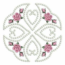 Pearl Roses Quilt 4 10 machine embroidery designs