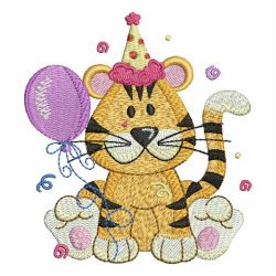 Birthday Tiger machine embroidery designs