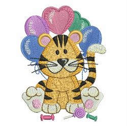 Birthday Tiger 03 machine embroidery designs