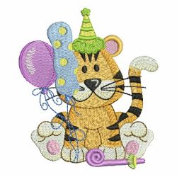 Birthday Tiger 06 machine embroidery designs