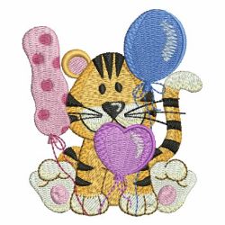 Birthday Tiger 10 machine embroidery designs