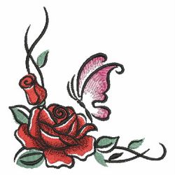 Brush Painting Roses 2 03 machine embroidery designs