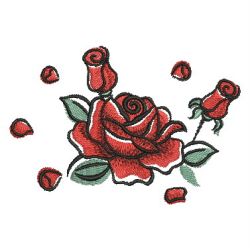 Brush Painting Roses 2 08 machine embroidery designs