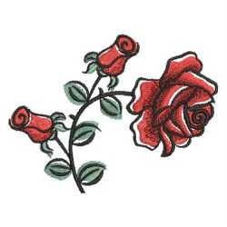 Brush Painting Roses 2 09 machine embroidery designs