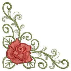 Art Deco Roses 02(Md) machine embroidery designs