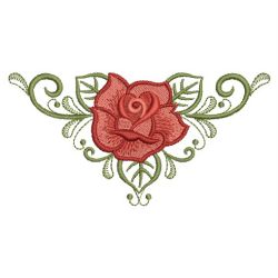 Art Deco Roses 04(Sm) machine embroidery designs