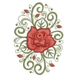 Art Deco Roses 05(Sm) machine embroidery designs