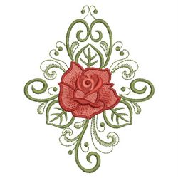 Art Deco Roses 06(Sm) machine embroidery designs