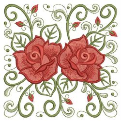 Art Deco Roses 08(Lg) machine embroidery designs