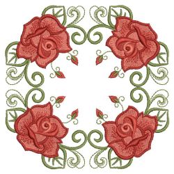 Art Deco Roses 10(Md) machine embroidery designs