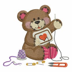 Patchwork Sewing Teddy 05 machine embroidery designs