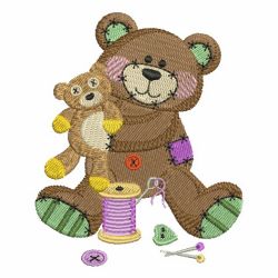 Patchwork Sewing Teddy 06