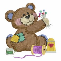 Patchwork Sewing Teddy 09 machine embroidery designs