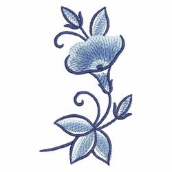 Delft Blue Bloom 07 machine embroidery designs